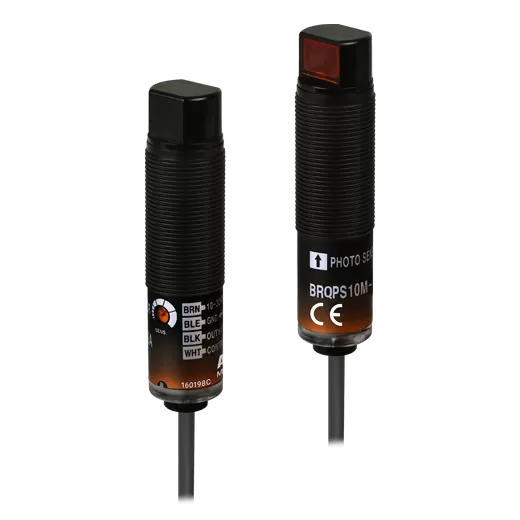 Modelo BRQPS10M-TDTA - Sensores fotoeléctricos cilíndricos