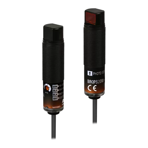 Modelo BRQPS20M-TDTA - Sensores fotoeléctricos cilíndricos