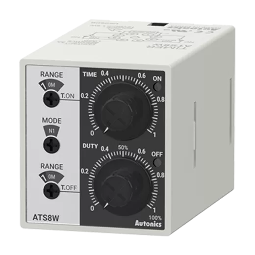 Modelo ATS8W-11 - Temporizadores gemelos analógicos compactos
