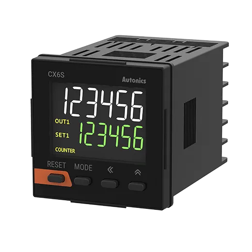 Modelo CX6S-2P2F - Temporizador/Contador con display LCD