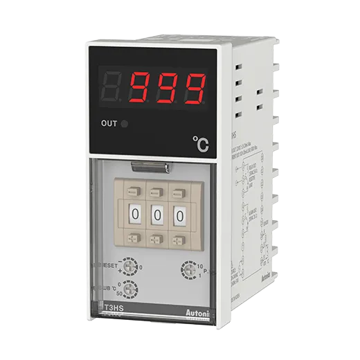 Modelo T3HS-B4CJ4C-N - Controles de temperatura digital del conmutador de rueda giratoria