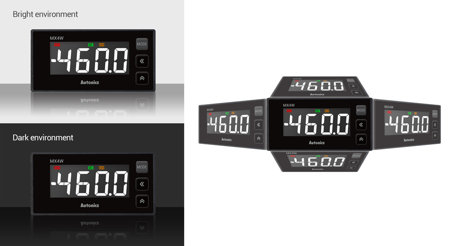 Layar LCD model instrumen panel digital multifungsi seri mx4w|merek autonics first general technology co., Ltd.|first general technology inc.