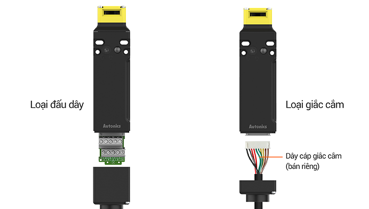 Công tắc an toàn SFDL - Safety Sensor SFDL gồm loại đấu dây và loại giắc cắm