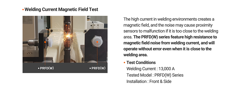 Interruptor de proximidad inductivo cilíndrico de larga distancia totalmente metálico (tipo conector de cable) modelo serie prfdw | marca autonics first general technology co., Ltd. | first general technology inc.