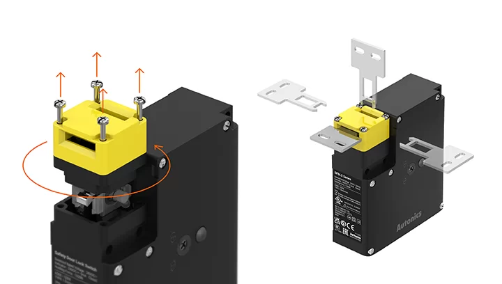 Série SFDL2 - Chaves de Intertravamento de Segurança Tipo Plano