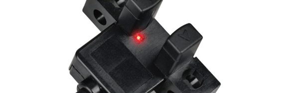 Easily check operation status through red LED indicator