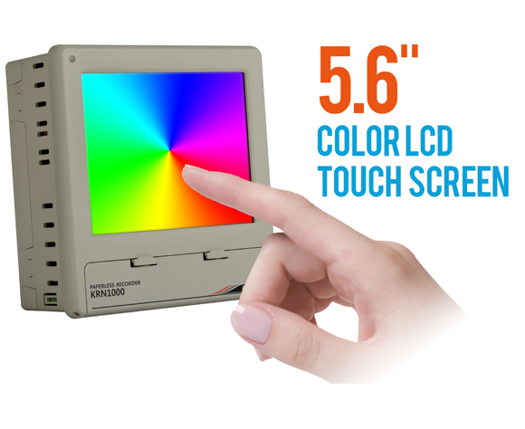 5.6-Inch color LCD Touch screen