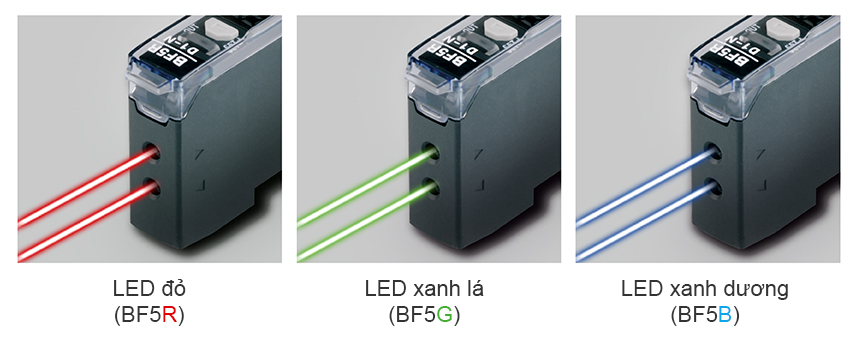 Red LED (BF5R), Green LED (BF5G), Blue LED (BF5B)
