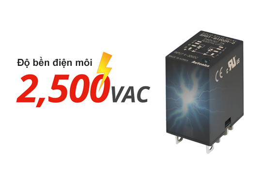 Dielectric Strength : 2,500VAC
