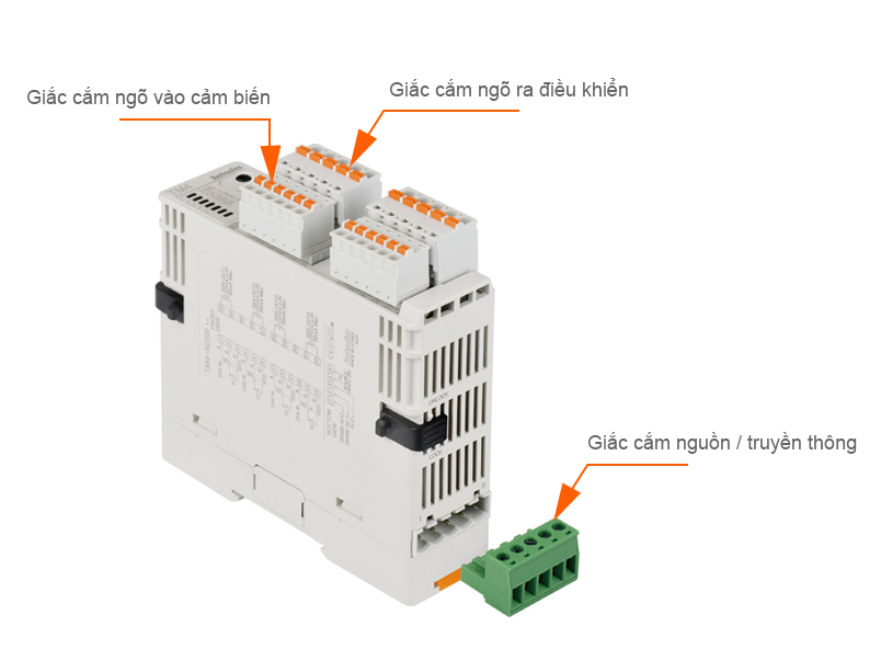 Sensor Input Connector, Control Output Connector, Power/Communication Connector Bộ điều khiển nhiệt độ TM - Temperature controller TM