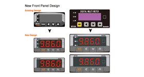 New front panel design for multi panel meter MT4Y/MT4W series