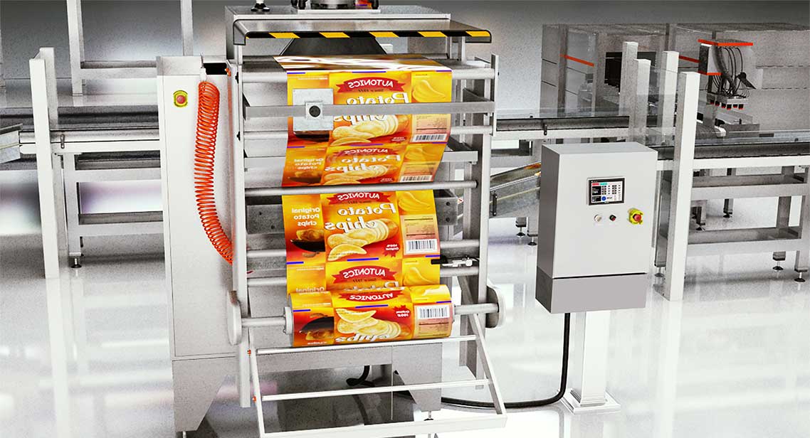 Chip Bag Filling, Sealing, and Cutting