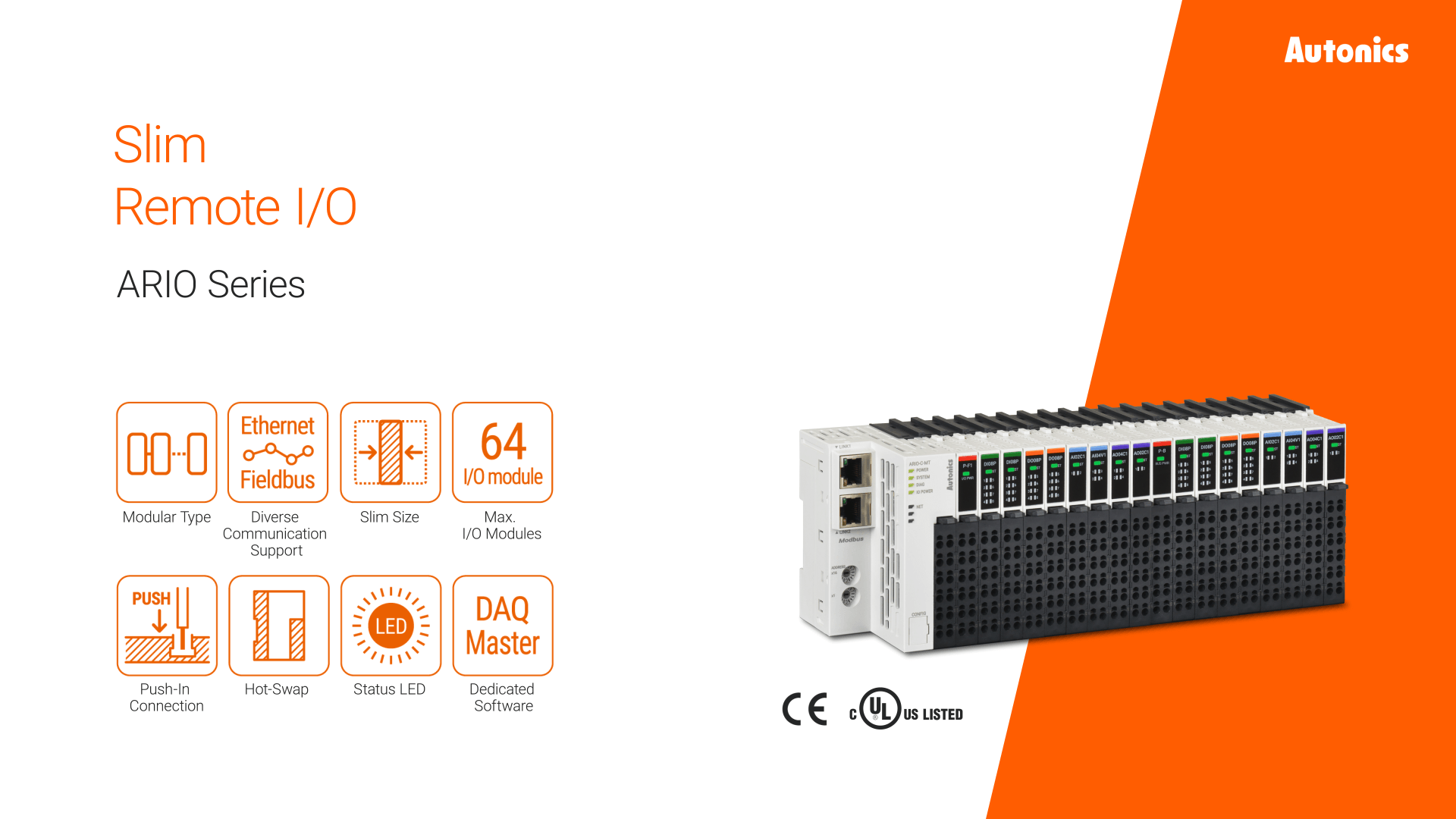 Autonics : Slim Remote I/O ARIO Series