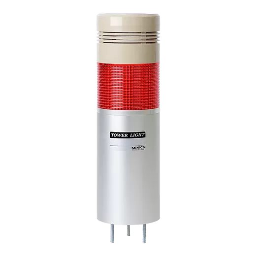 Autonics Led ML8M-B100-R - 86mm Large Aluminum Body Type LED Steady / Flashing Tower ...
