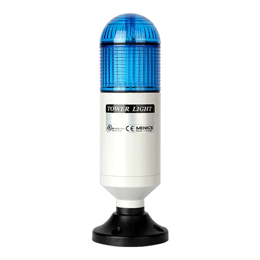 PTE-TF-1FF-R-B LED Stack Light - 56mm Red, Steady/Flash, 90-240V AC, Pole Mount